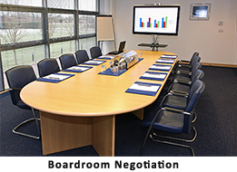 We Excel in Boardroom Negotiation