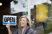 San Diego Business Attorney turning open-closed sign