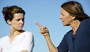 Image of two female partners arguing